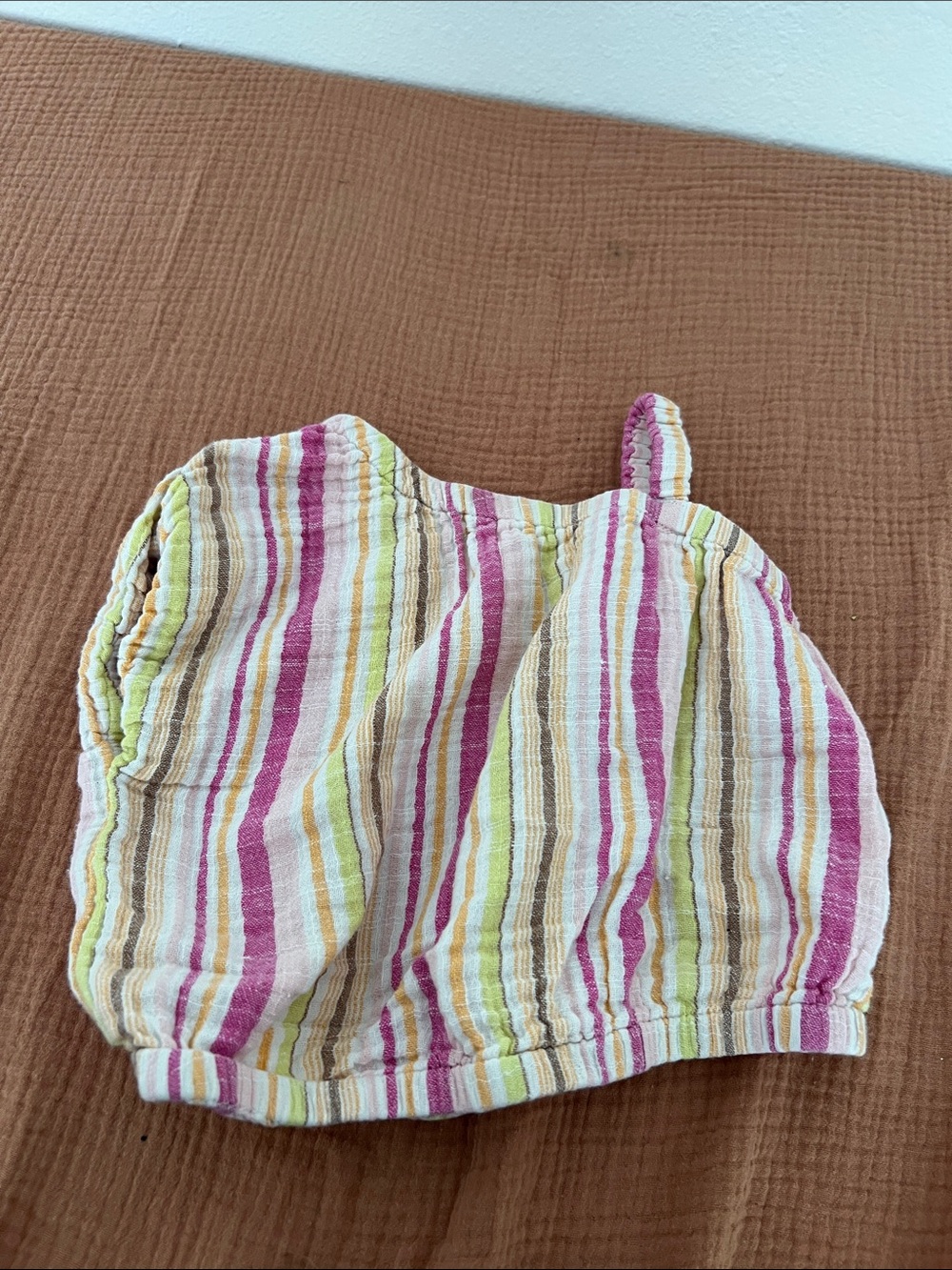 Old Navy Striped Tank Top in Pink, Yellow, Green and Cream